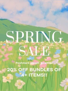 Spring Sale 💐 20% off bundles of 4+ items!!